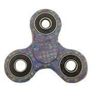 Fidget Spinner Toy Blue Emoji Stress & Anxiety Reducer with Ball Bearing - Fidget Spinner Blue Emoji