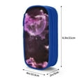 thumbnail image 4 of XMXY Planet Universe Space Large Capacity Pencil Case, Portable Pencil Bags with Compartments Zipper Blue, 4 of 7
