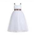 thumbnail image 2 of Ekidsbridal Girl Pageant Flower Girl Dress - Sequin Crossed Straps A-Line Tulle 173-A (Size: 4-12), 2 of 5