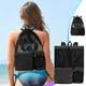 thumbnail image 1 of Mochila de malla con cordón para natación, mochila impermeable para playa, bolsa para equipo de ejercicio en el gimnasio, 1 of 5