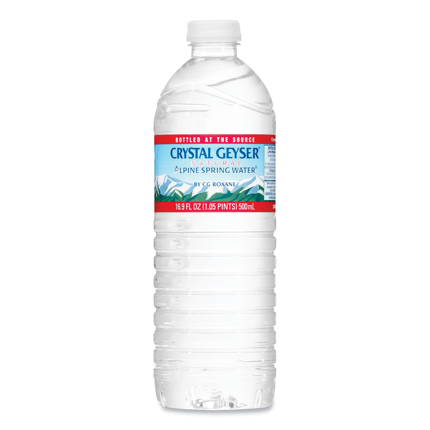 1Pc Crystal Geyser Natural Alpine Spring Water, 16.9 oz Bottle, 35/Carton (35001CTDEP)D6 - 3