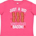 thumbnail image 4 of Inktastic Just a Kid Who Loves Bacon Boys or Girls Toddler T-Shirt, 4 of 5