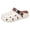 Brown, variant on Men's Chunky Slip on Work Clogs with Back Strap Quick-Dry Hollow Breathable EVA Sandals Chef Nurse Comfortable Slip on Cushion Slides Slippers Indoor Outdoor Garden Shoes Blue Size 9