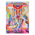 thumbnail image 1 of Pintura de diamante (DE5585) Elefante 5D DIY Mosaico cuadrado luminoso nocturno (YGSMT37) 50x70cm Hugtrwg Para estrenar, 1 of 1
