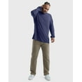 thumbnail image 3 of Hanes Originals Men's & Tall Men's Garment Dyed Long-Sleeve T-Shirt, Sizes S-4XLT, 3 of 5