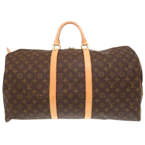 Pre-Owned Louis Vuitton Keepall 55 Monogram M41424 Brown Boston... (Good)