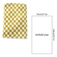 thumbnail image 3 of Chamoist Large Checkered Microfiber Bath Towel, 55" x 27.5" Quick Dry Thick Absorbent Towel, Soft Plush Lightweight Towel for Bathroom, Gym, Travel, 3 of 6