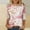 Hot Pink, variant on TIMIFIS Womens Fall Fashion Womens Tops Casual, Womens 3/4 Sleeve Tops Cute Butterfly Print Tee Shirts Casual Loose Lightweight Henley Shirts Womens Tops