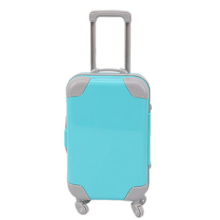 Doll Suitcase Lovely Mini Doll Travel Suitcase Doll Play Accessory for ...