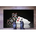 thumbnail image 4 of Playing Cards Rugs, Casino Rugs, Modern Rug, Accent Rug, Salon Decor Rug, Runner Rug, Gift For Him, Step Rug, 3D Printed Rug, Area Rug, 5.9'x9.2' - 180x280 cm, 4 of 7