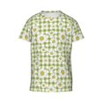 thumbnail image 4 of Wukai Daisies Flowers Youth Unisex Short Sleeve T-Shirt for Boys, Girls, Teens, and Kids-Medium, 4 of 7