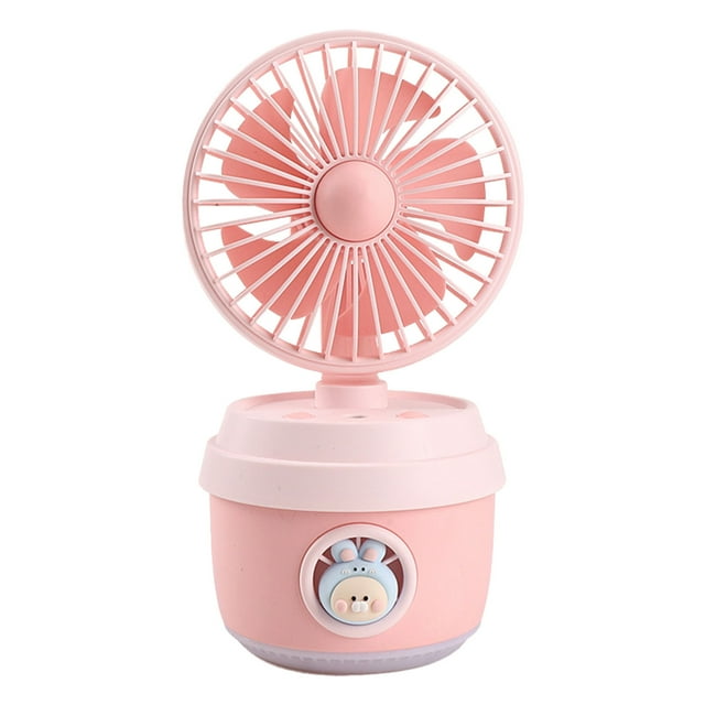 Humidifiers For Bedroom,Air Humidifier,Portable Electric Fan Rechargeable Water C-ooling Ecologically Friendly Cooler Spray Humidifier With USB For Dorm Office Desktop