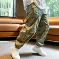 thumbnail image 6 of Youth Boys Camouflage Cargo Joggers Pants Elastic Waist Casual Jogging Trousers Bottoms Kids Hiking Sweatpants Sports Outdoor, 6 of 9