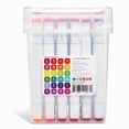thumbnail image 5 of KINGART&reg; PRO Double-Ended Art Alcohol Markers, 24 Bright Palette Colors with Both Fine & Chisel Tips and Superior Blendability, 5 of 11