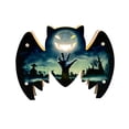 thumbnail image 2 of Xihbxyly Luces Led de Halloween, Diseños Espeluznantes de Calabaza, Murciélago, Esqueleto y Fantasma, Funciona con Pilas, Decoración Versátil para Fiestas, Hogar, Oficina, Baño, Ideal para Fiestas de, 2 of 2