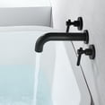 thumbnail image 7 of SUMERAIN Wall Mount Bathtub Faucet, High Flow Tub Filler with Two Handle,Oil Rubbed Bronze, 7 of 7