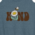 thumbnail image 3 of Instant Message - Bee Kind Flower - Women's Racerback Tank Top, 3 of 6