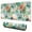 Fleurs de Dessin Animé avec, variante sur Fleurs de Dessin Animé avec Fond Vert Tapis de Souris Imperméable, Caoutchouc+multispandex Tapis de Souris Antidérapant pour Bureau Maison Jeu 31.5x15.7 Pouces