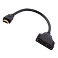 thumbnail image 4 of Double Adapter, 1080p HDMale To Dual Female Splitter Adapter Cable For Hdtv, Lcd Monitor, Projectors, 4 of 7