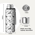 thumbnail image 7 of Christmas 20oz Stainless Steel Thermal Bottle with Tea Filter and Cup Lid, Vacuum Insulated Coffee Mug with 316L Inner Liner, Leakproof Travel Thermos for Office, Commute & Outdoor, 7 of 7