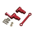 thumbnail image 3 of Kits de dirección de coche RC Hugo Aleación de aluminio de repuesto para escala 1:14 14301 14302 Rojo, 3 of 8