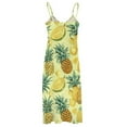 thumbnail image 5 of Lunarable Pineapple Sleeveless Dress Woman Fashion Long Dresses Women's Summer Suit Dress Summer 2025 Women, 5 of 7