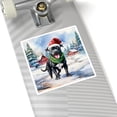 thumbnail image 4 of Hello Winter Pitbull Frosty Morning Walk Welcome Snowy Christmas Vinyl Sticker Terrier Dog Lover Waterproof Decal Art Decor - 02018, 4 of 5