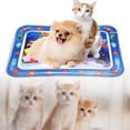 thumbnail image 5 of SIfdSeng Sensory Water Play Mat for Cats Thickened Sensor Water Playmat Water Sensory Playmat with Fish for Pet Play Water Sensor Play Mat Keeping Cats Entertained Pet Mat for Dog Enrichment Toys, 5 of 5