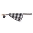 thumbnail image 1 of LOVIVER Puppy Collars Dog Adjustable Puppy Id Buckle Collar PU Leather Plaid Bandana 2, 1 of 8