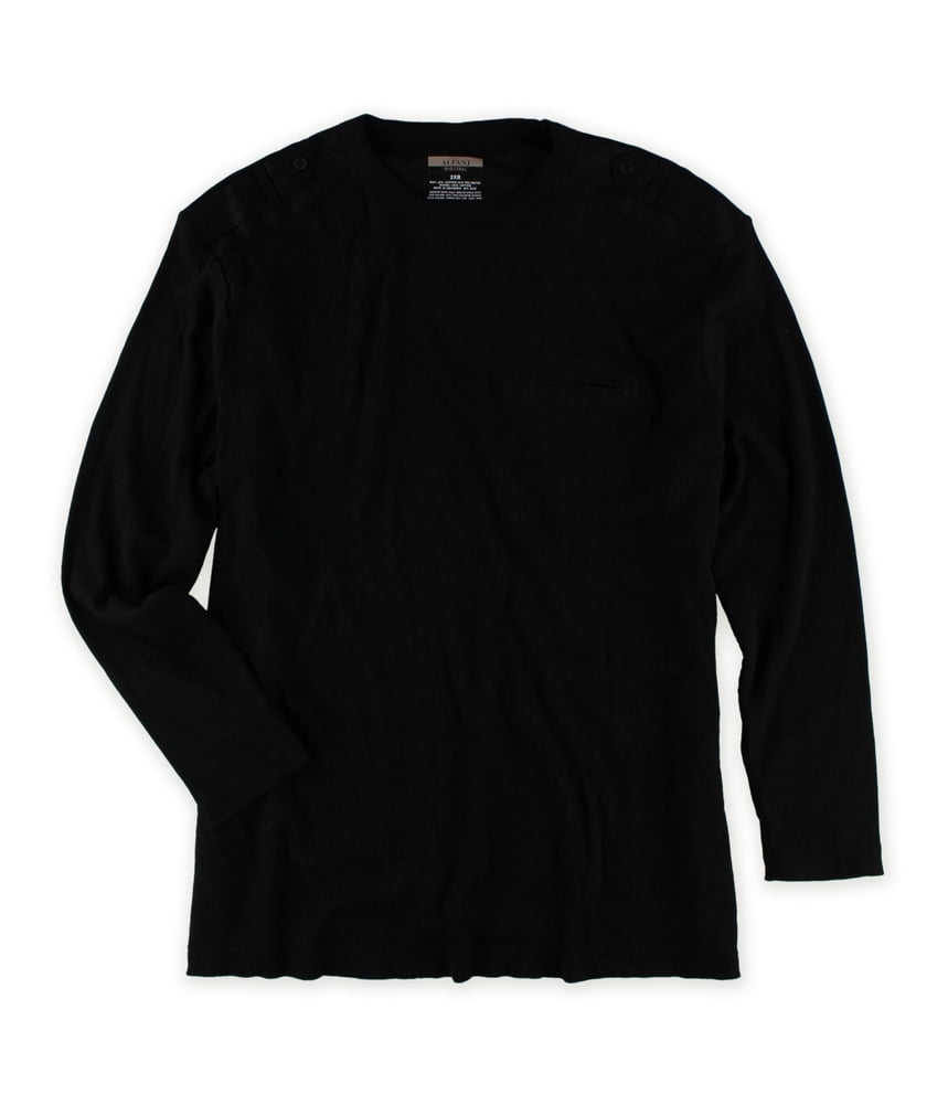 Alfani Mens Ls solid Thermal Sweater 