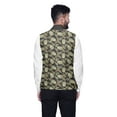 thumbnail image 3 of Atasi Skull Printed Nehru Jacket Mens Bandhgala Ethnic Jacket Party Wear Wedding Clothing-Large, 3 of 4