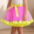 thumbnail image 2 of Kids Girls Holiday Party Ballet Skirts Dress Party Princess Mesh Dance Skirt Cute Dailywear 5-8 Years, 2 of 5