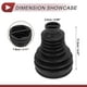 thumbnail image 4 of Kit de bota de junta CV interior No.31607620599 con abrazaderas para BMW X3 2011-2017, 4 of 7