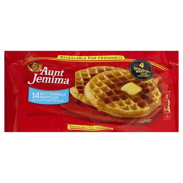 Pinnacle Foods Aunt Jemima Waffles 14 Ea Walmart Com