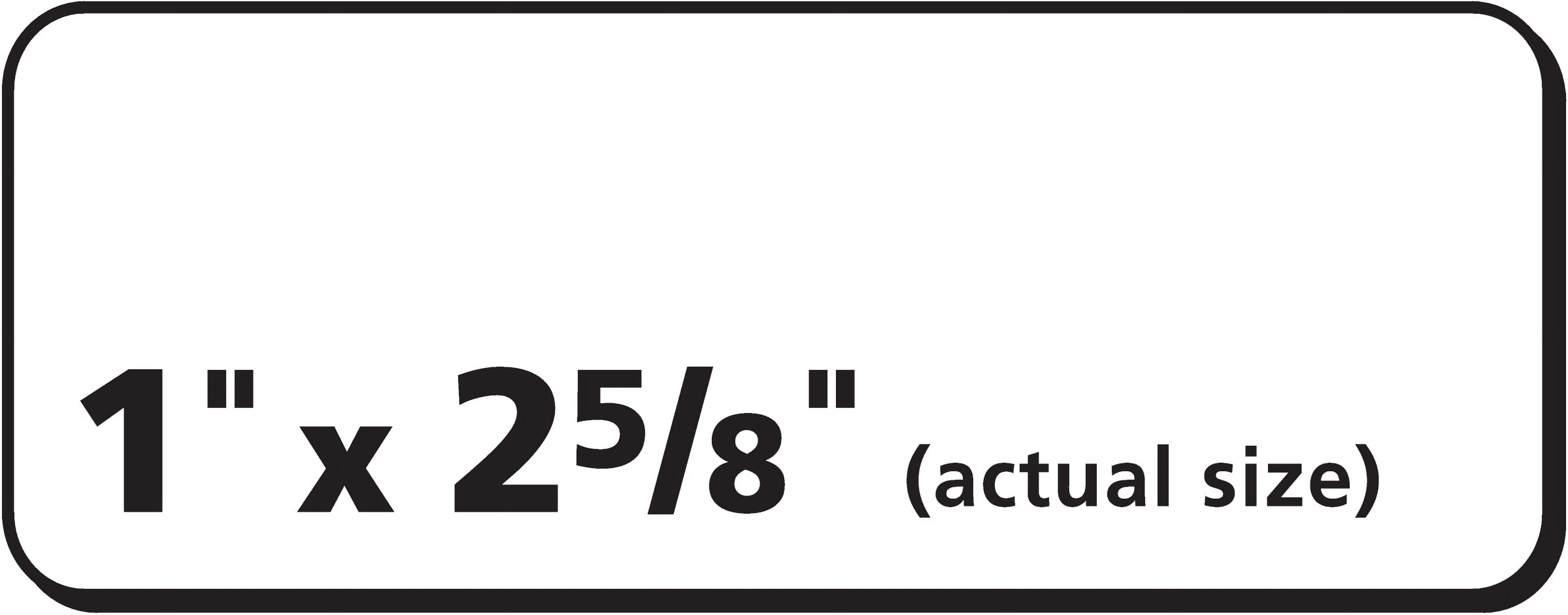 Avery Address Labels, 1" x 2-5/8", Paper, Matte White, Laser/Inkjet, Sure Feed, 300 Labels (18160)