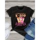 thumbnail image 2 of Camiseta Con Estampado De Burbujas Y K-Pop, Camiseta Informal De Manga Corta Con Cuello Redondo Para Verano Y Primavera, Ropa De Mujer, 2 of 4