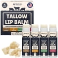 thumbnail image 1 of Bálsamo labial Natrulo Beef Tallow con cera de abeja, paquete variado, hidratante, 1 of 7