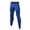 Blue, variant on Men’s Compression Pants Tights Leggings Sports Baselayer Athletic Running Workout Active Size 3XL Navy