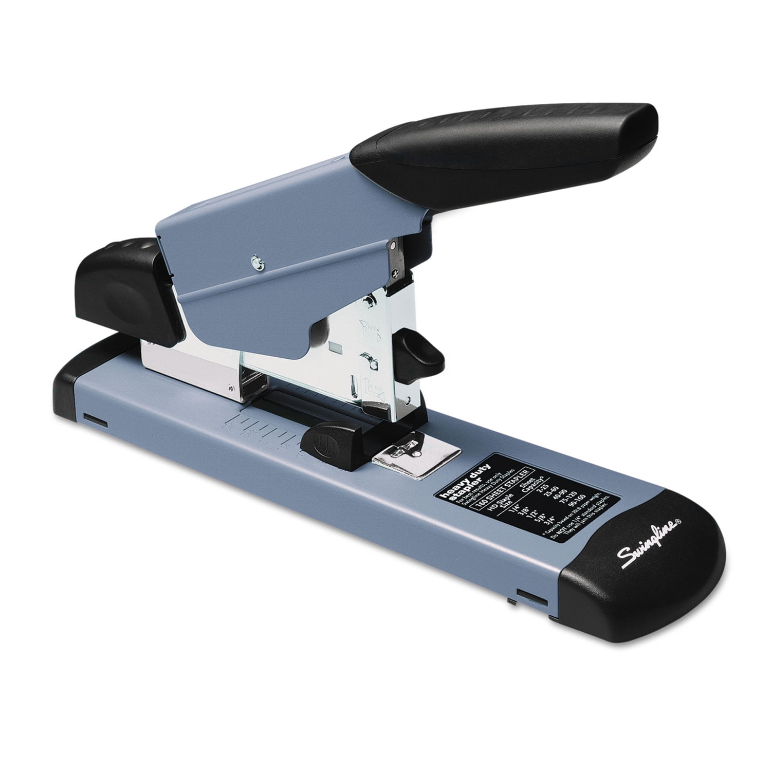 Swingline® Heavy-Duty Stapler, 160-Sheet Capacity, Black/Gray