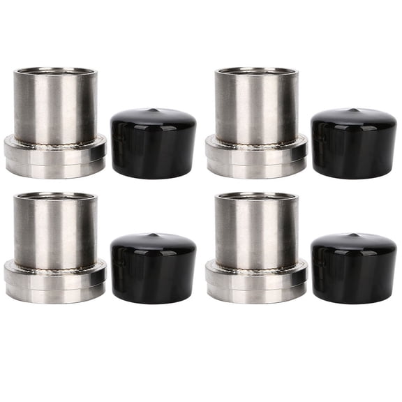 Universal Stainless Steel Trailer Bearing Buddy 2.441 in Protector Set for Boat Trailers (4 Pack)