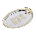 thumbnail image 4 of hengtong Elegant and modern breakfast tray, breakfast tray, oval serving tray for parties S, 4 of 6