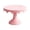 Pink - 17x23 cm, variant on Round Cake Stand With Pedestal Base, Elevated Display Rack For Desserts And Pastries, Decorative Cupcake Holder For Kitchen Counter And Party Table,White - 17X23 Cm
