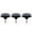 Black, variant on Lawnmower Blade Sharpener, Czzoypi Drill Attachment Sharpening Stone, 3-Piece Grinding Head Kit for Mower Tractor Knife Quick Restoration, Dark Blue