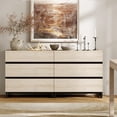 thumbnail image 2 of Modern 2 in 1 Buffet Sideboard with 6 Drawers, Light Oak Storage Cabinet for Kitchen & Dining Room, 2 of 7
