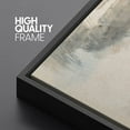thumbnail image 4 of PixonSign Framed Canvas Print Wall Art Black Blue Abstract Pastel Landscape Nature Wilderness Illustrations Modern Art Decorative Minimal Rustic for Living Room, Bedroom, Office - 24"x36" Black, 4 of 5