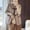 Khaki, variant on AOOCHASLIY 2023 Women Winter Coat Women's Fashionable Warm Casual and Thickened All One Plush For External Wear