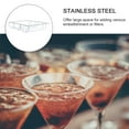 thumbnail image 2 of LOLIPPYY Kitchen Glass Hanging Rack 30x22 5in Silver For Counter Top 1Pack, 2 of 8