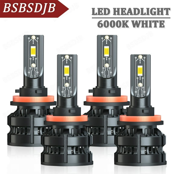 For Toyota Tacoma 2016-2022 Front LED Headlight High Low Beam Bulbs 6000K White