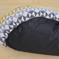 thumbnail image 5 of Vibrant Life 20" Round Calming Cat and Dog Bed with Geometry Patten, Grayand Yellow, 20" x 20", 5 of 5