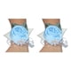 thumbnail image 3 of Yuarrent Ramillete de muñeca de rosa de satén hecho a mano elegante de tela para bodas y graduaciones elástica única N4 azul claro N4 azul claro 2Conjunto, 3 of 6